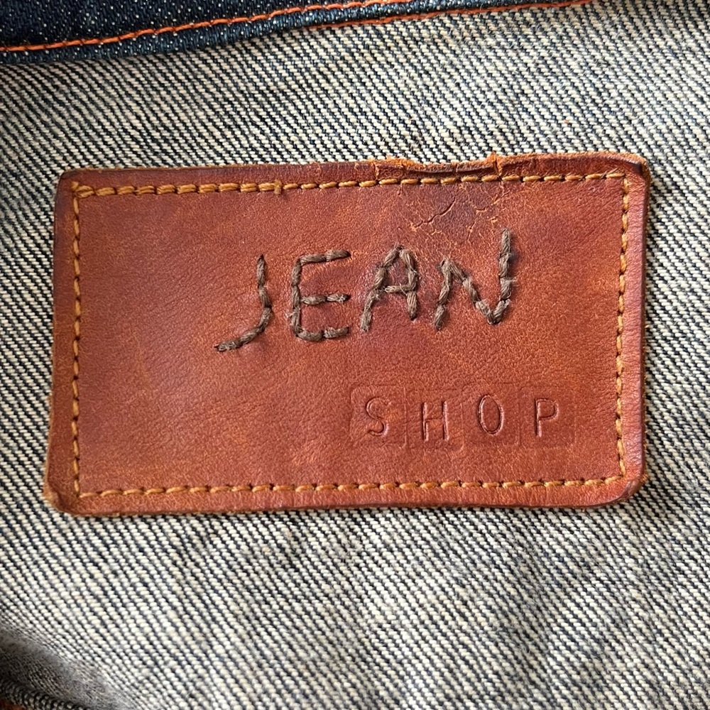 Vintage Jean Shop Jacket Selvedge Denim Trucker NYC - Picture 6 of 16